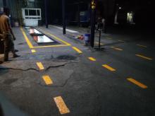 八王墳長途汽車站施工